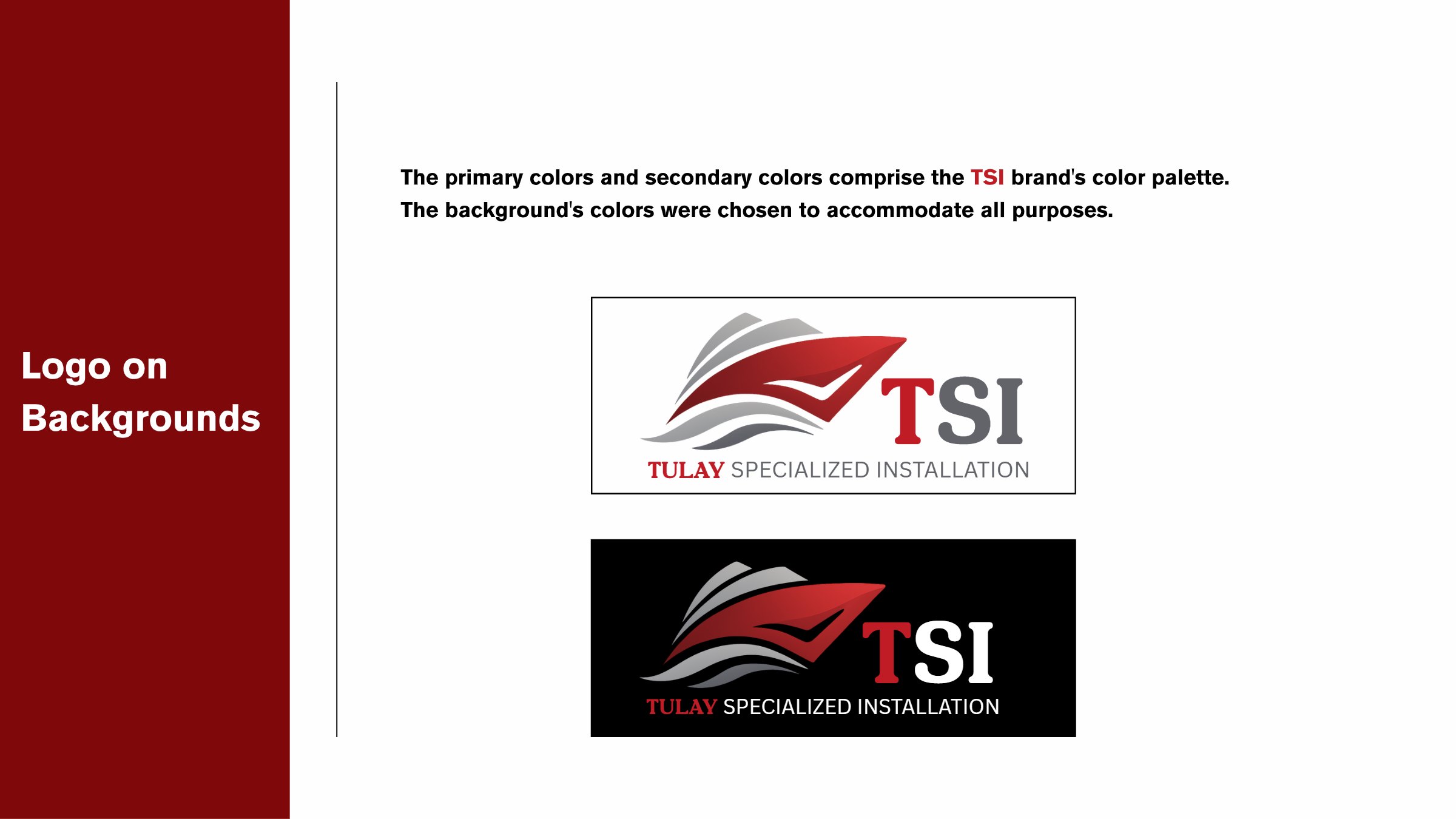 From the Tulay Specialized Installation (TSI) project